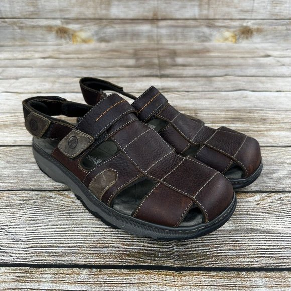 Clark’s 1825 Unstructured Bay Fisherman Sandals Men Size 11 Hook & Loop Sandals